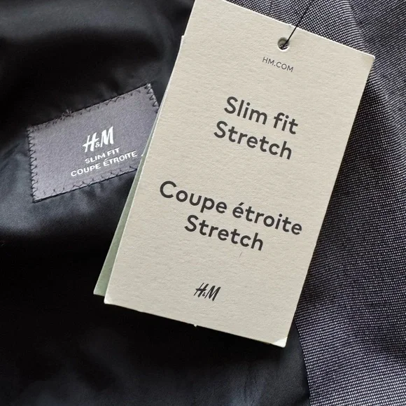 H&M Charcoal Men's Blazer - Picture 3 of 7